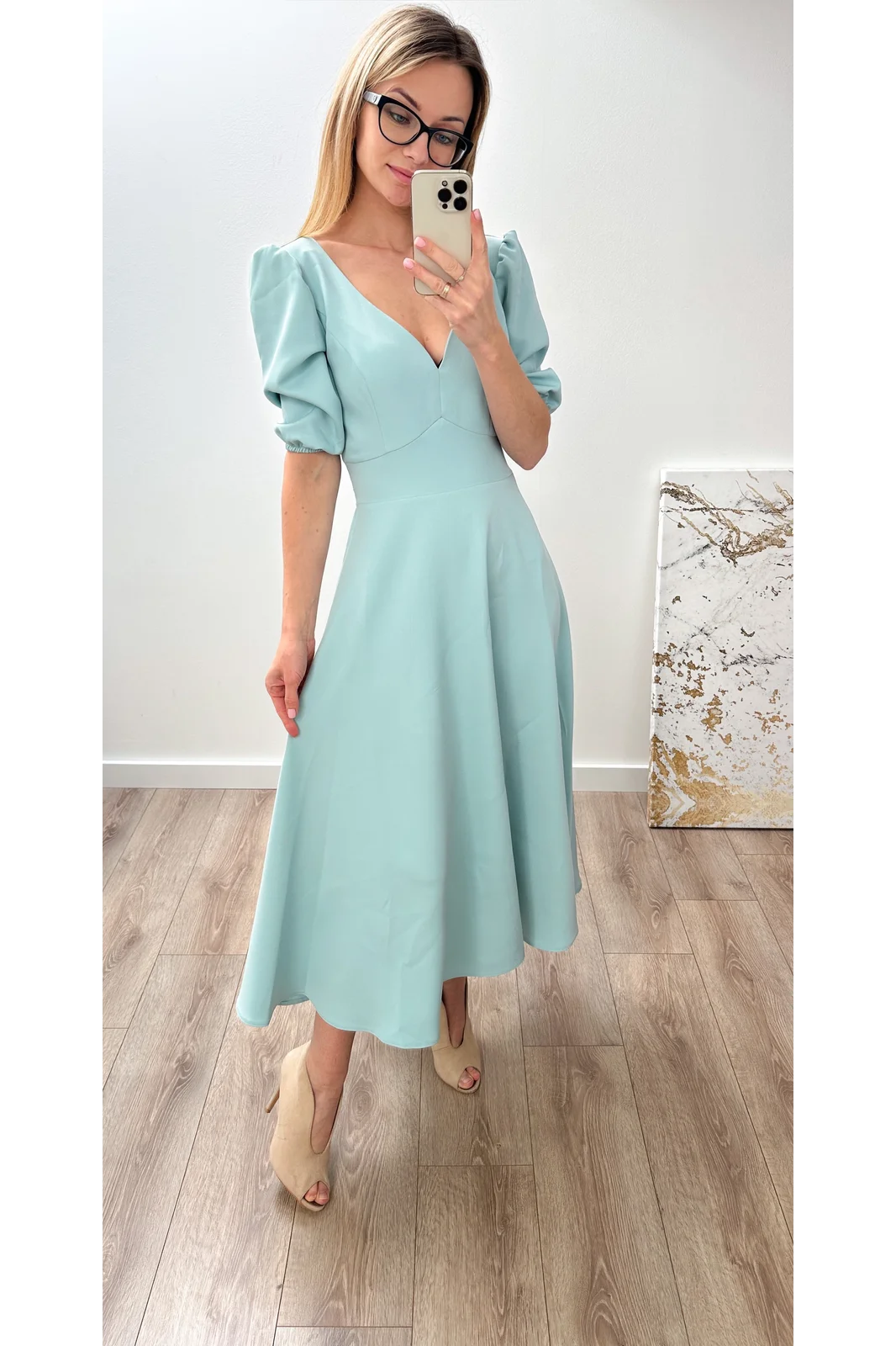 Sukienka Eliza pistacja