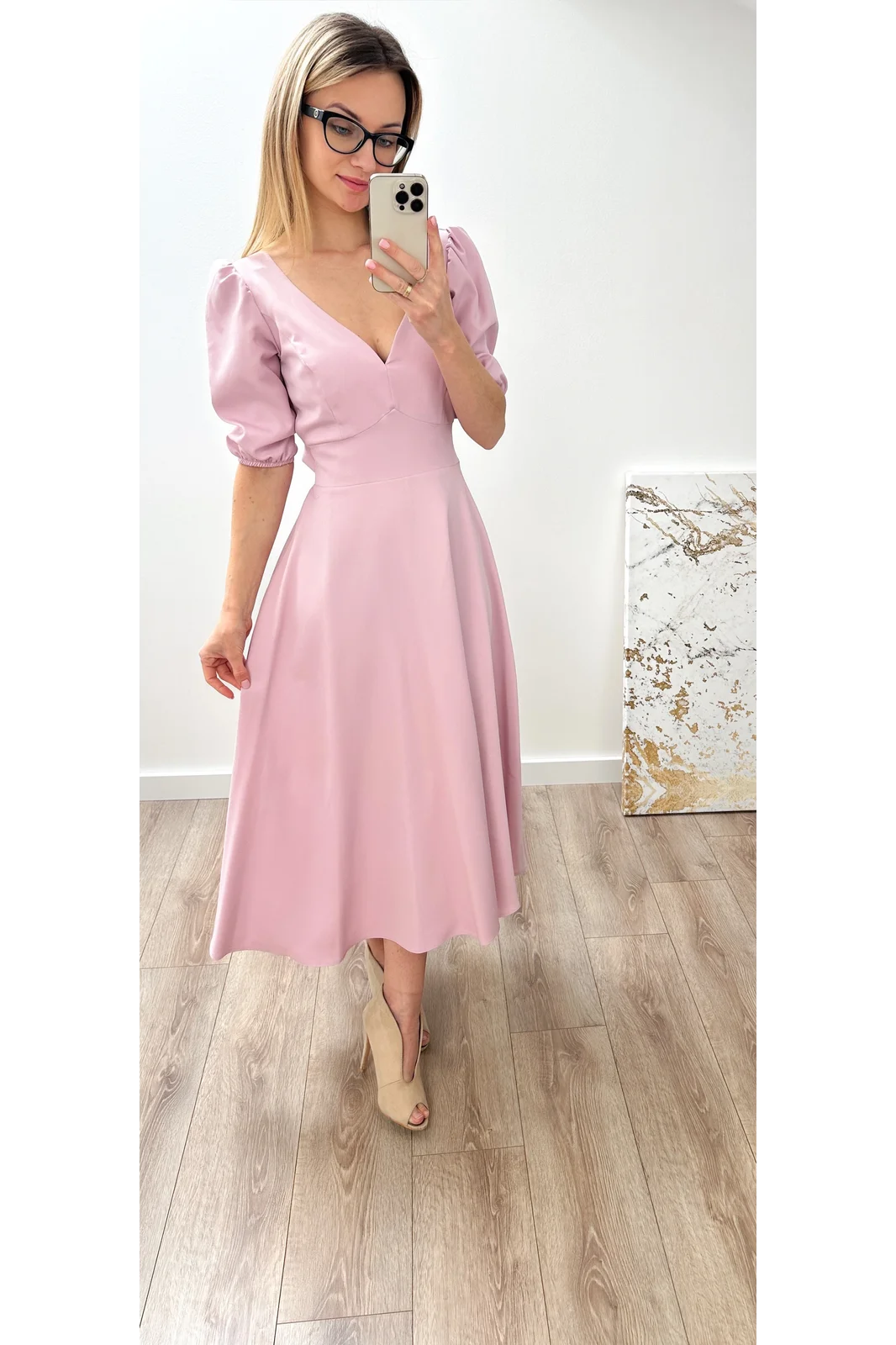 Sukienka Eliza puder